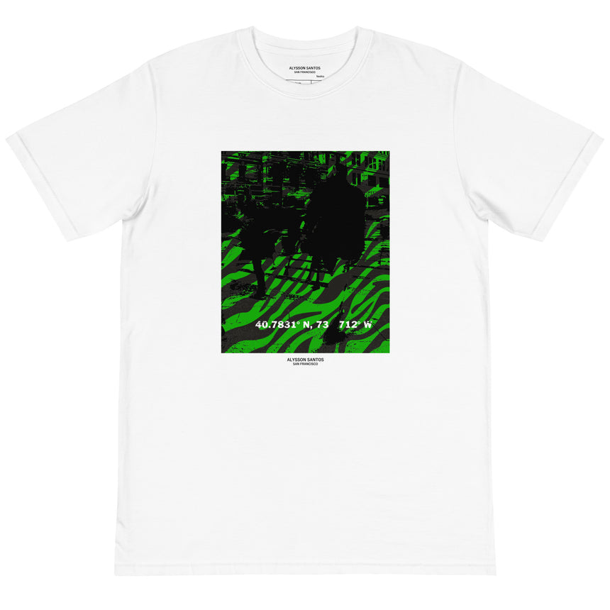 Urban Green Black Graphic Unisex T-shirt