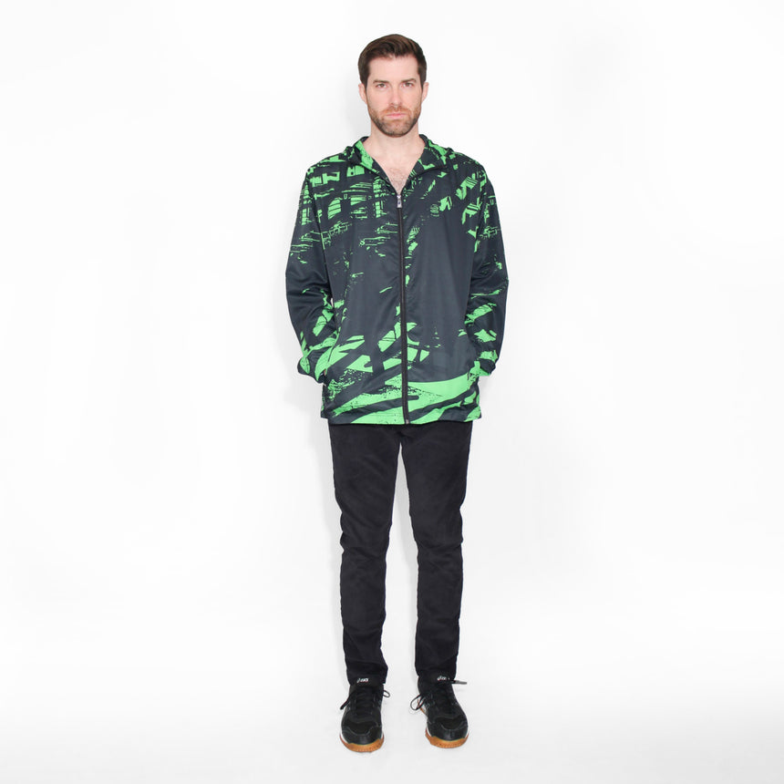 Urban Men’s Green Black Windbreaker