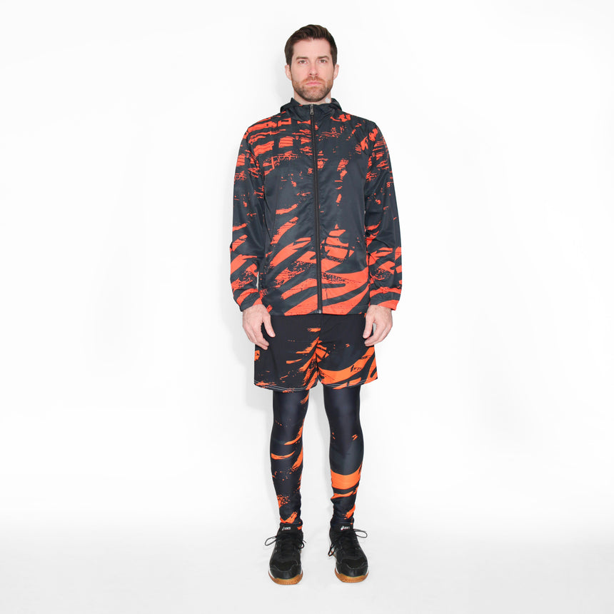 Urban Men’s Orange Black Windbreaker