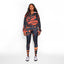 Urban Women’s Orange Black Cropped Windbreaker