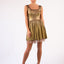 Cocktail Gold Coated Dress