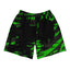 Urban Men's Green Black Athletic Shorts