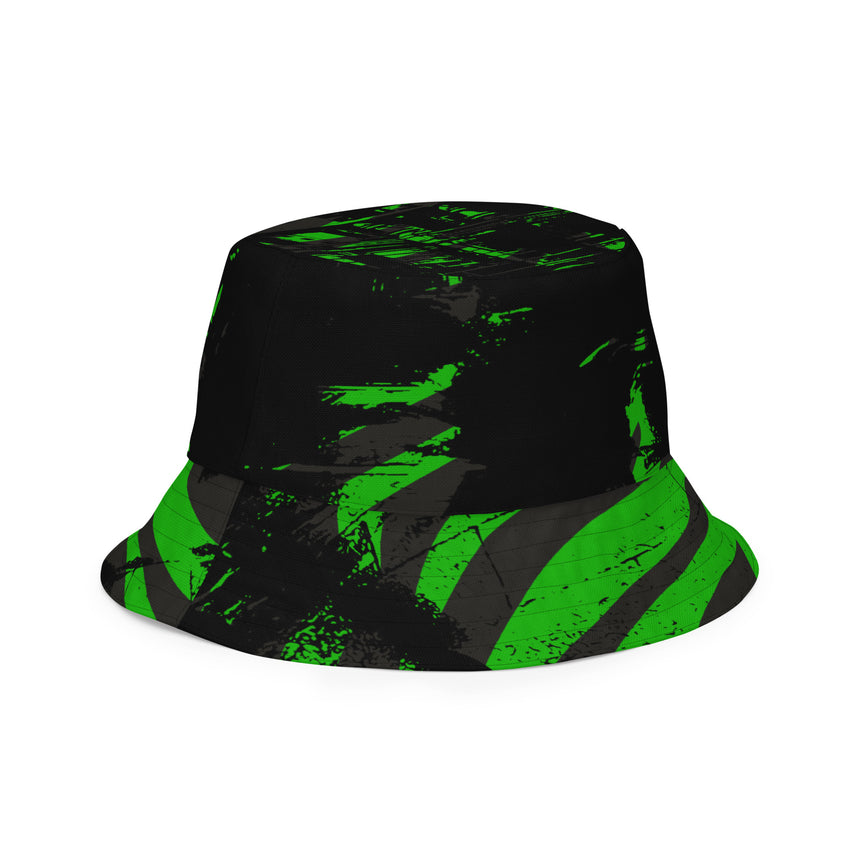 Urban Green Black Reversible Unissex Bucket Hat