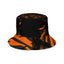 Urban Orange Black Reversible Bucket Hat