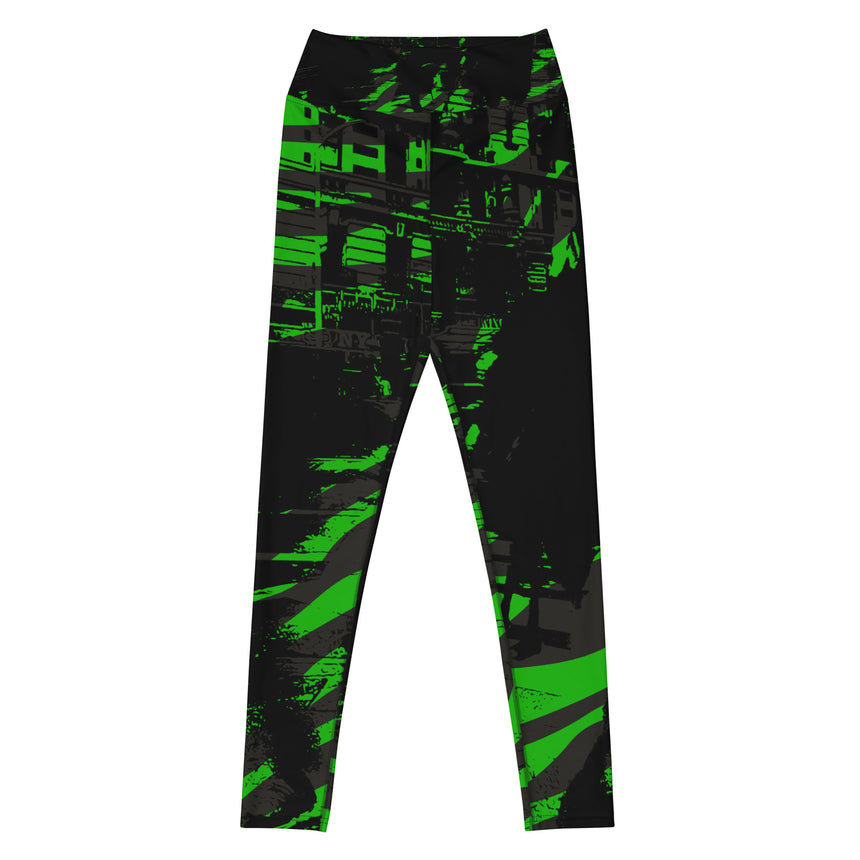 Urban Women's Green Black Leggings