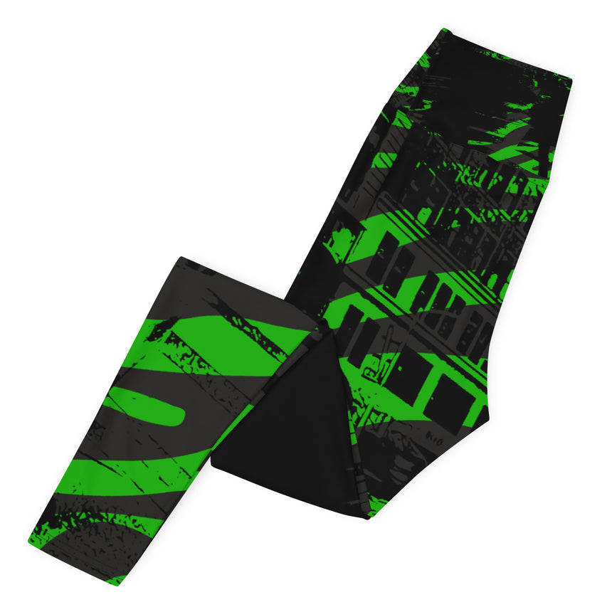 Urban Women's Green Black Leggings