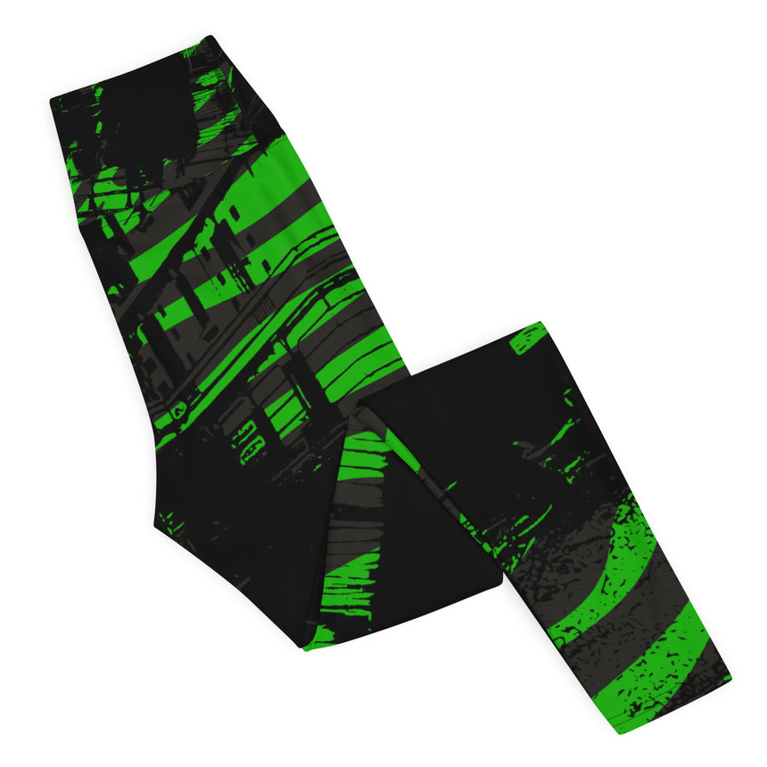 Urban Women's Green Black Leggings