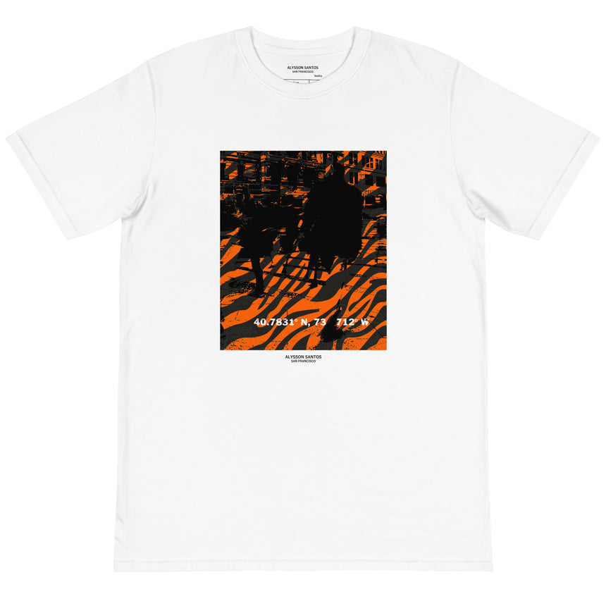 Urban Orange Black Graphic Unisex T-shirt