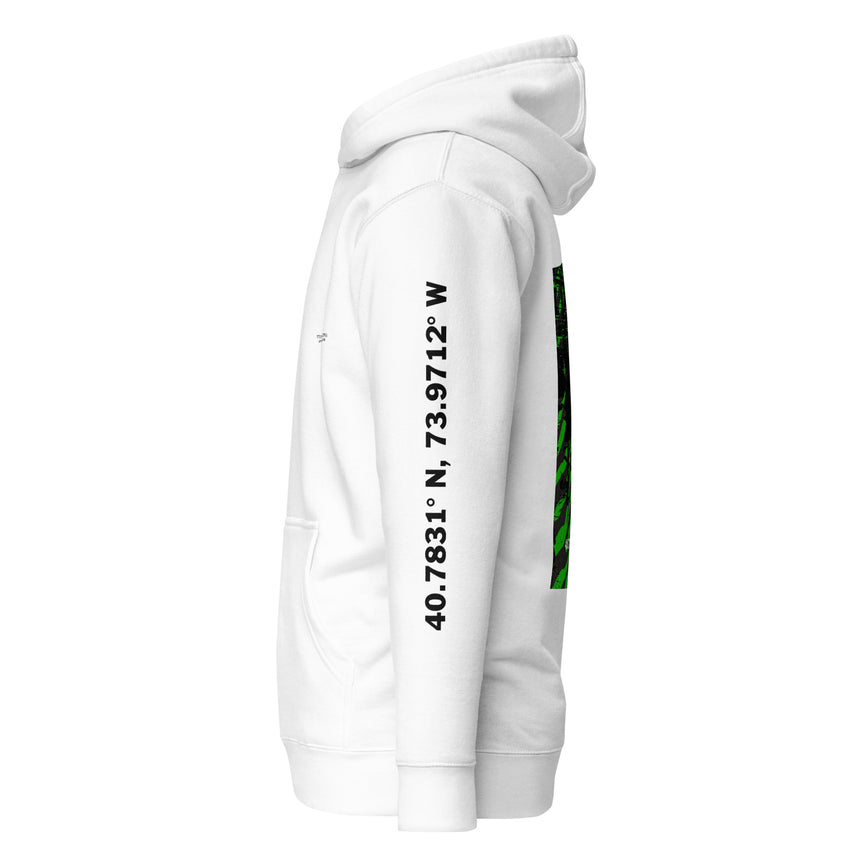 Urban Green Black Graphic Unisex Hoodie Sweater