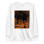 Urban Orange Graphic Fleece Unisex Pullover Sweater