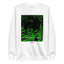 Urban Green Black Graphic Fleece Unisex Pullover Sweater